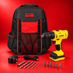 Mochila Ferramentas Gavi Tools Carrinho 600d + Parafusadeira Vonder PFV120