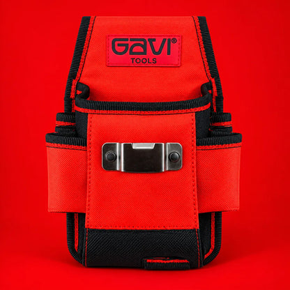 Cinto Porta-ferramentas Gavi Tools 600d Vermelho 13x6x22 Cm Vermelho