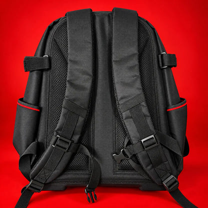 Mochila Ferramentas Gavi Tools 600d 9 Bolsos Painel Interno Preto