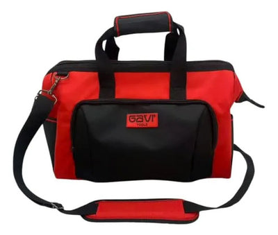 Bolsa De Ferramenta C/ Alça Base Rígida 23 Bolsos Até 10kg Preto