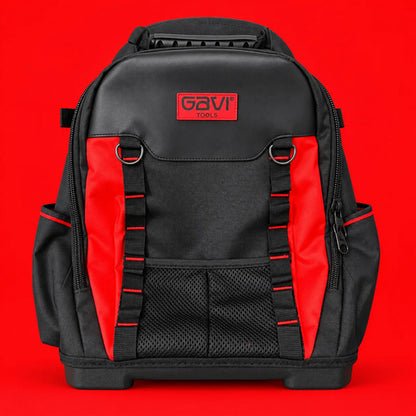 Mochila Ferramentas Gavi Tools 600d 9 Bolsos Painel Interno Preto