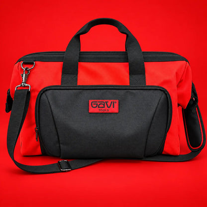 Bolsa De Ferramenta C/ Alça Base Rígida 23 Bolsos Até 10kg Preto