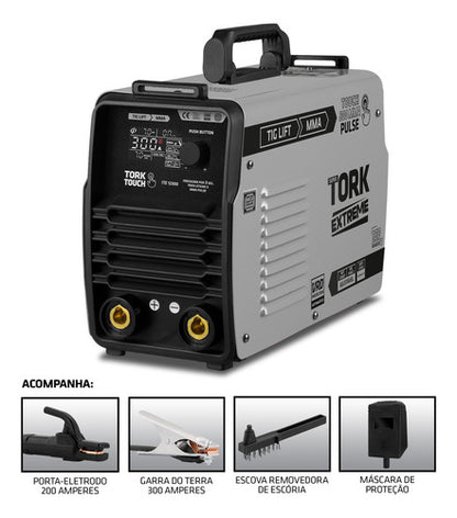 Maquina De Solda Inversora Tig Mma 300a Ite-12300 Super Tork Cinza 220v