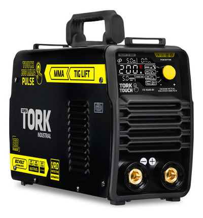 Máquina De Solda Inversora Super Tork Industrial Touch 200bv Preto 127/220v