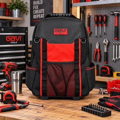 Mochila Ferramentas Gavi Tools Carrinho 600d + Parafusadeira Vonder PFV120