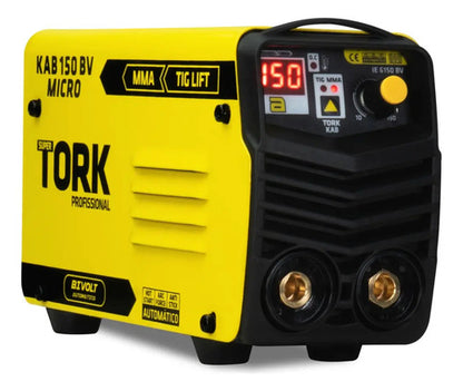 Maquina De Solda Inversora Kab150a Micro Mma Tig Super Tork Amarelo/preto 127/220v