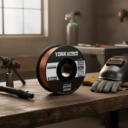 Arame Para Solda Tork Mig 0,8mm Rolo 5kg