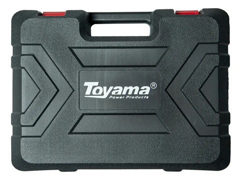 mini serra de poda toyama bateria 18v portátil tbt18mcs4-k2 vermelho com preto 127/220v