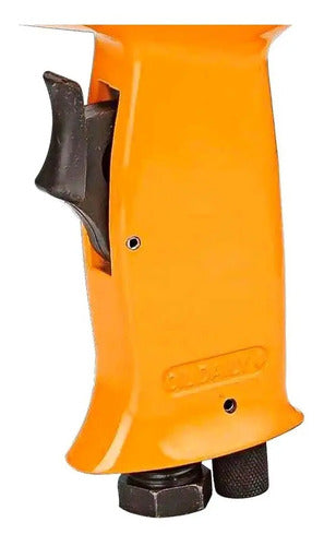 martelete pneumático chiaperini 7081 3500 bpm amarelo profi amarelo