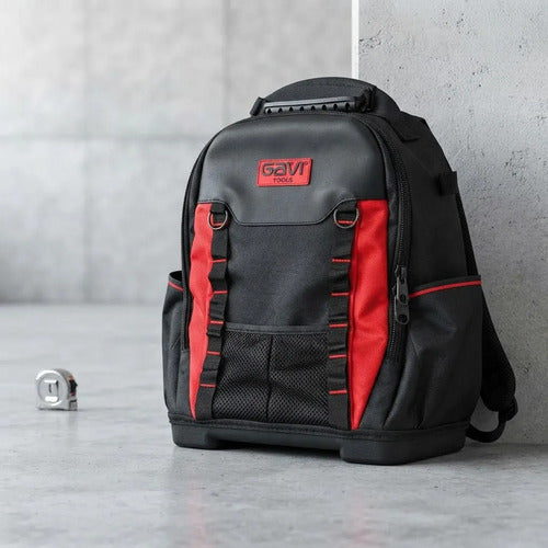 mochila ferramentas gavi tools 600d 9  + trena 5m legacy lufkin
