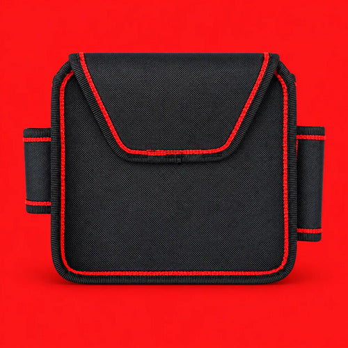 cinto porta-ferramentas tecido 600d 30x16x21cm 2 bolsos gavi preto