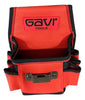 Cinto Porta-ferramentas Gavi Tools 600d Vermelho 13x6x22 Cm Vermelho