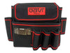 Cinto Porta-ferramentas Tecido 600d 30x16x21cm 2 Bolsos Gavi Preto