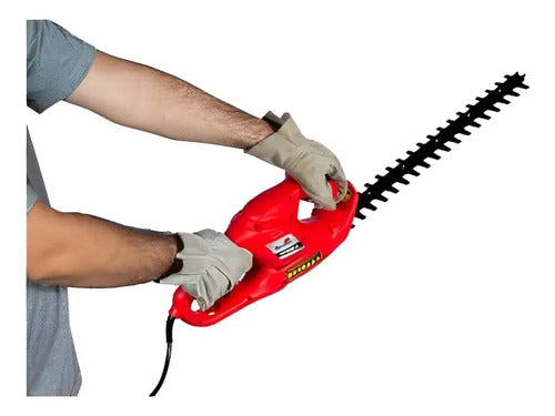 aparador elétrico de cerca toyama tht500e 450w lâmina 50cm 220v vermelho