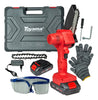 Mini Serra De Poda Toyama Bateria 18v Portátil Tbt18mcs4-k2 Vermelho Com Preto 127/220v