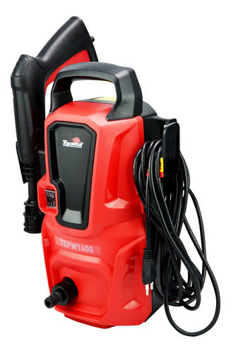 Lavadora Alta Pressão Compacta Mangueira 3m Toyama Tepw1600 Vermelho 220v 60hz