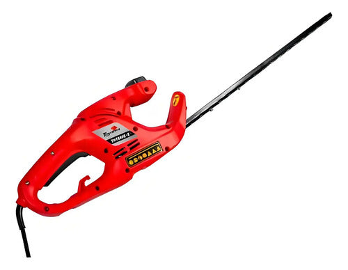 aparador elétrico de cerca toyama tht500e 450w lâmina 50cm 220v vermelho