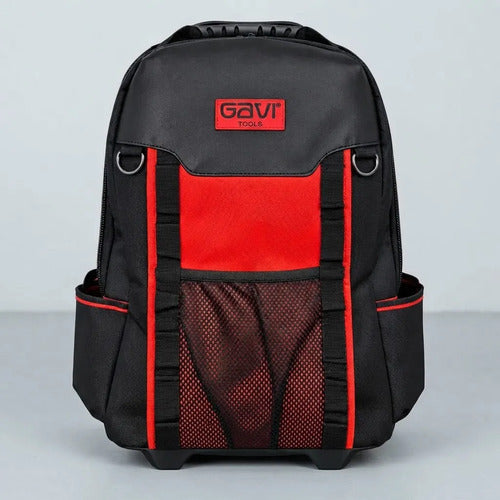 mochila ferramentas gavi tools carrinho 600d 8 bolsos preto