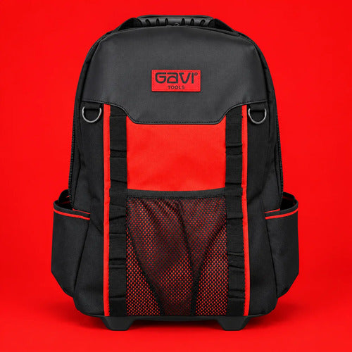 mochila ferramentas gavi tools carrinho 600d + parafusadeira vonder pfv120