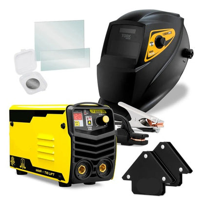 Maquina Inversora De Solda Combo Portátil Kab 3.2 Tork 120a Amarelo 220v